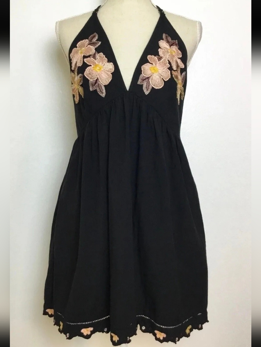 Free People Embroidered Dress NWT Size M
